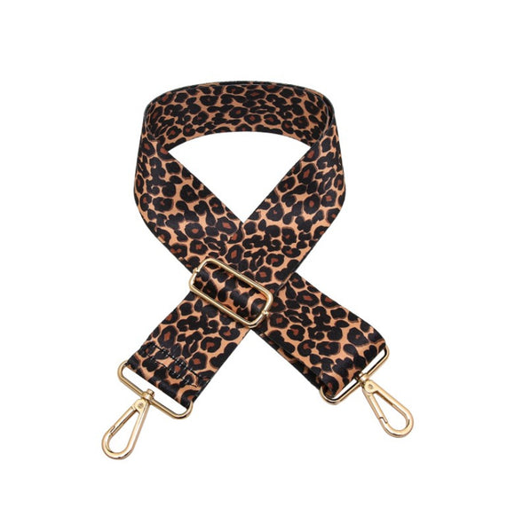 Leopard Mustard Guitar Strap