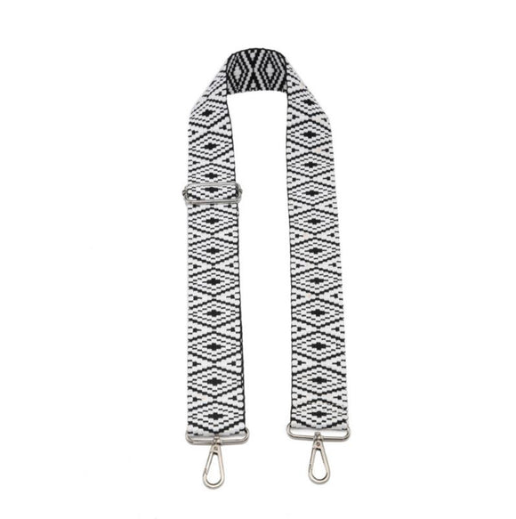 Black Bohemian Guitar Strap