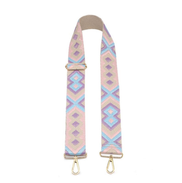 Boho Blue Guitar Strap