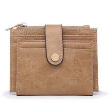 Mocha Sam Mini Snap Wallet/Card Holder